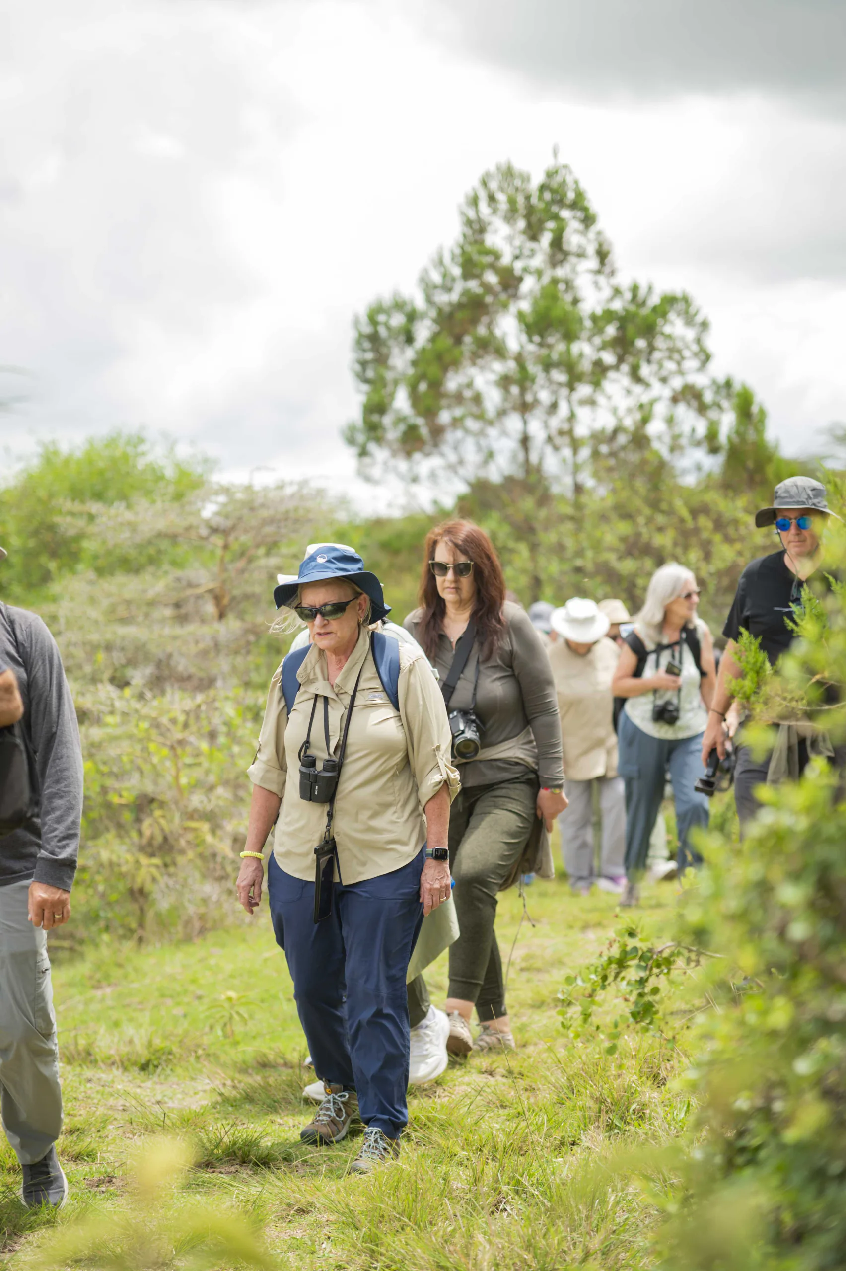 Senior safari guests enjoying a Tanzania wildlife experience